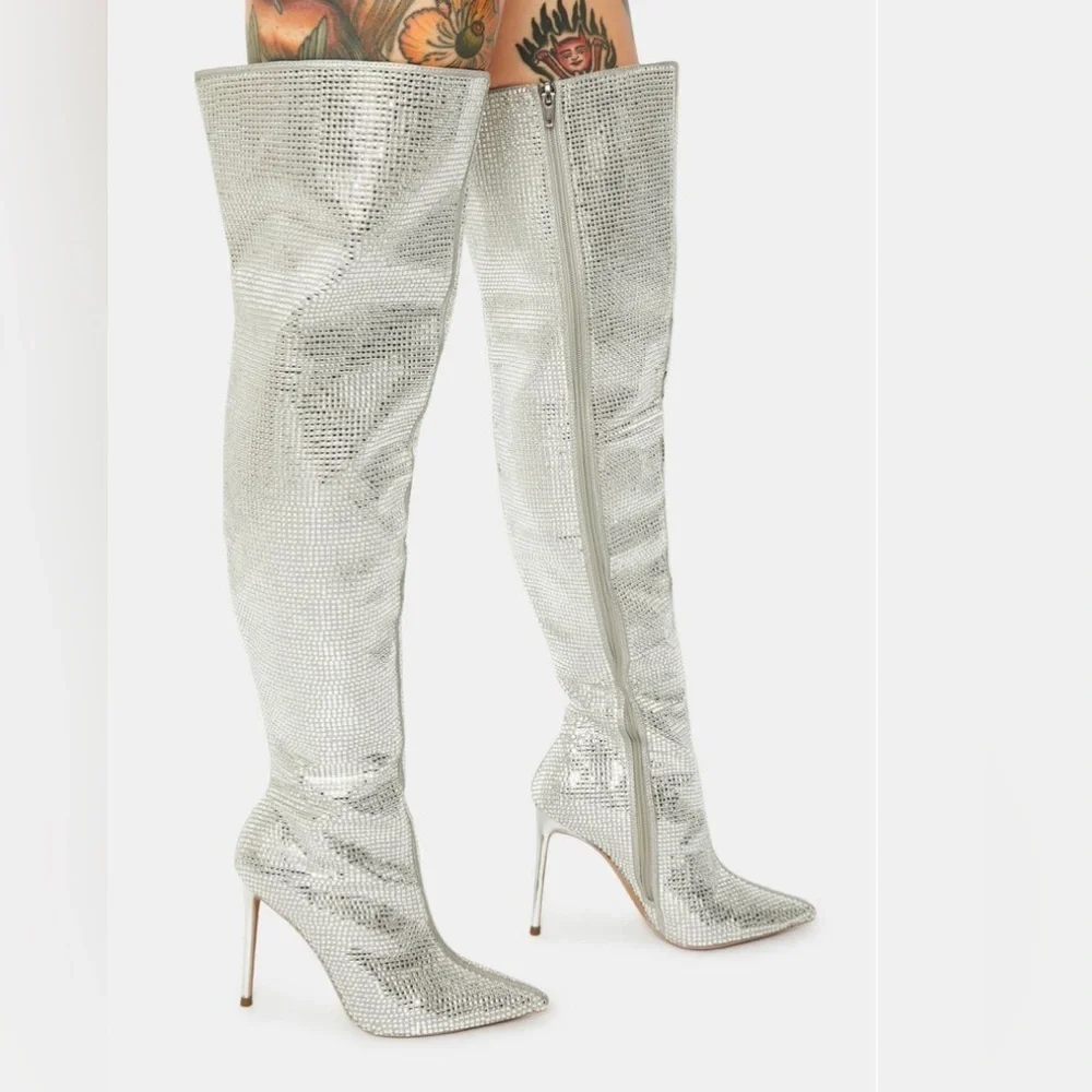 Steve Madden Skyscraper Over The Knee Boots size 7.5